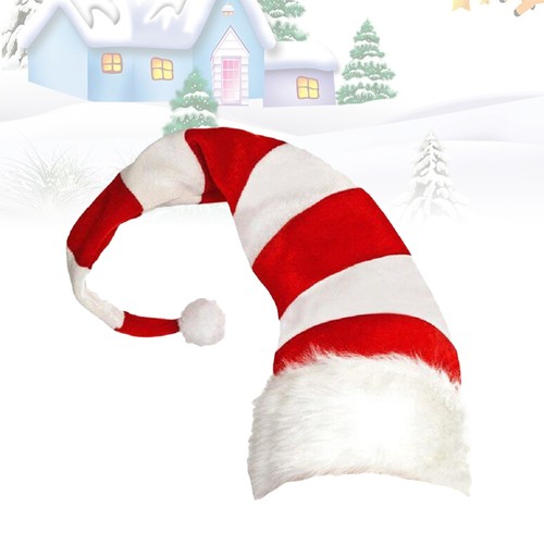 Christmas Hat Elf Style Hat Stripes Headdress Party Decoration Christmas cap
