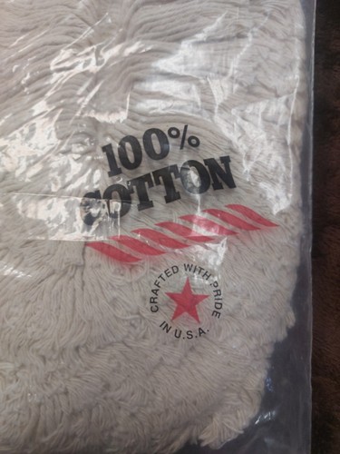 1 PERFORMER NATURAL 100% COTTON DUST MOP HEAD REFILL 91010 MACHINE WASH MADE USA - Picture 3 of 7