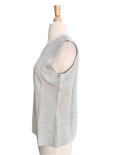 Olsen Europe Grey 3 Pc Set-Cardigan, Skirt, Shirt Soft Merino Wool Blend Sz 10 - Picture 6 of 14