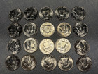 (#102651) Franklin Half Dollar:  1962 Original BU roll.  Blazing!   (see video!) — photo 7
