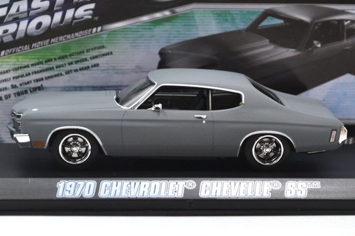 Greenlight 1: 43scale "Fast Furious" "Dom's 1970 CHEVROLET CHEVELLE SS" (Gray) G - Picture 2 of 4