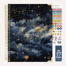 bloom daily planners 2026 Hard Cover Planner, 8.5" x 11", Midnight Sky