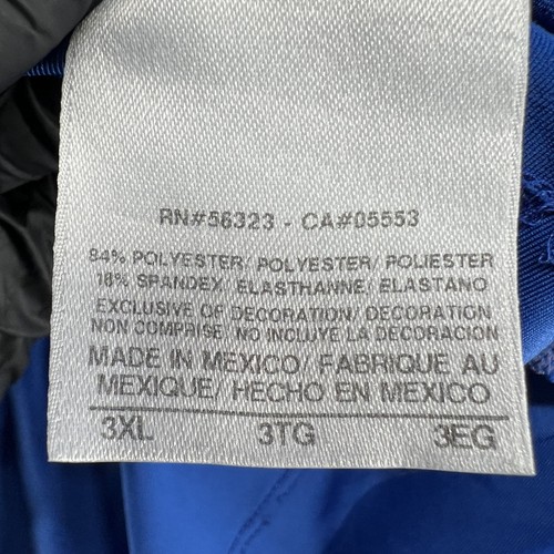 Nike Pro Combat Compression Shirt Mens 3XL Blue Dri-Fit Long Sleeve Athletic Top - Picture 9 of 9