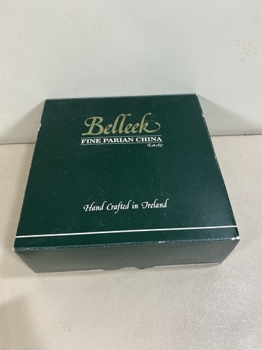 New Pair Belleek Porcelain His and Hers Wall Mount Towel Holder w/Shamrocks - Picture 4 of 6