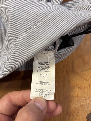 Giacca Travis Mathew uomo media manica lunga righe full zip golf logo FOG - Foto 11 di 11