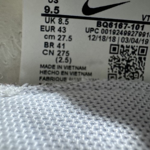 Size 9.5 - Nike React Element 55 Pure Platinum - Picture 9 of 12