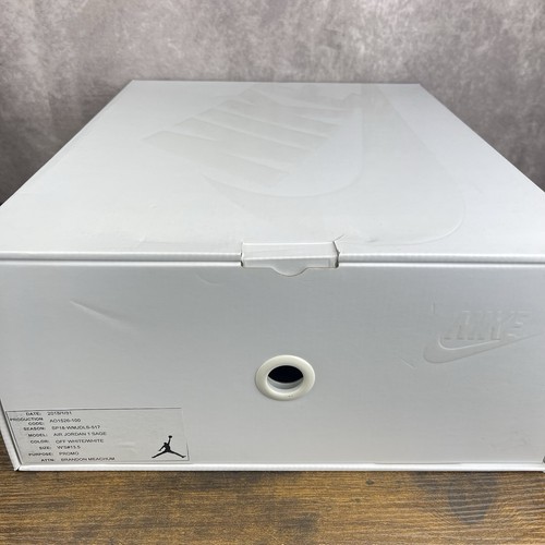 NUOVO campione promozionale Air Jordan 1 Sage XX The 1 Reimagined taglia 13,5 W AO1526-100 OG - Foto 9 di 10