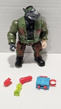 VTG 1992 TMNT Mutations Mutatin Rocksteady Transform Action Figure Playmates