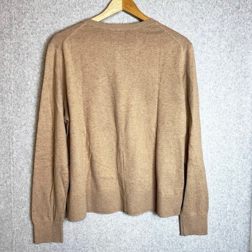 Neu GAP Strickjacke Pullover Damen XL hellbraun neutral adrett leicht Freizeit " - Bild 3 von 8