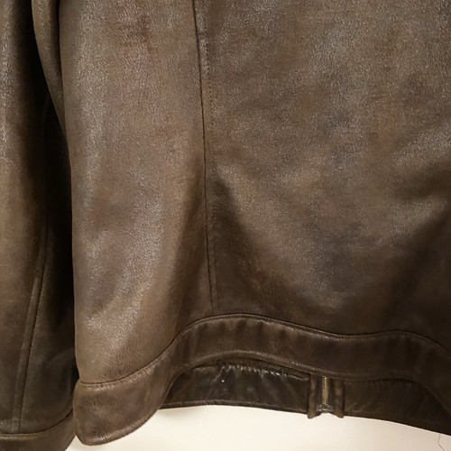 Sonoma Life Style Herren Kunstleder Sherpa gefütterte Jacke - Bild 10 von 11