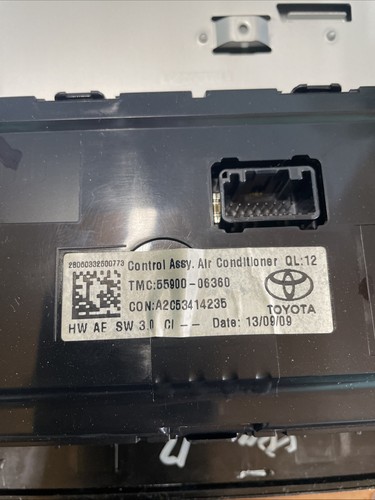 2014 Toyota Camry Info Screen Radio CD Climate Control HVAC 86140-06011 OEM - Bild 7 von 8