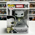 Funko Pop Marvel Punisher (Nemesis) 118 Frank Castle Vinyl Skull Figure Toy NIB