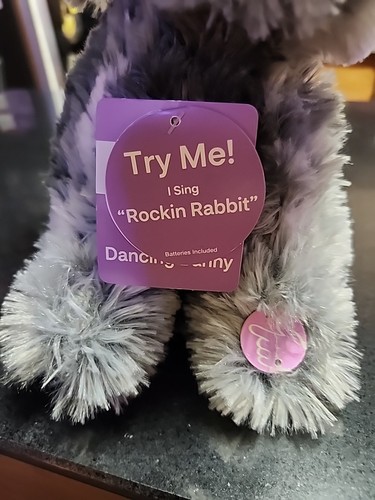 Bailando Peluche Conejito Realmente baila duro a "Rockin Rabbit" ¡Salta Giros! ¡Nuevo! - Imagen 4 de 4
