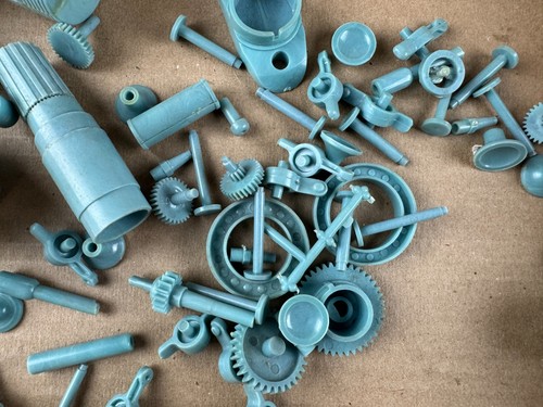 Konvolut blaue Teile von Renwal sichtbarer Radialflugzeugmotor - Bild 4 von 7