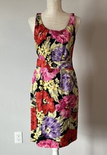 Banana Republic Womens Floral Sleeveless Dress Size 2