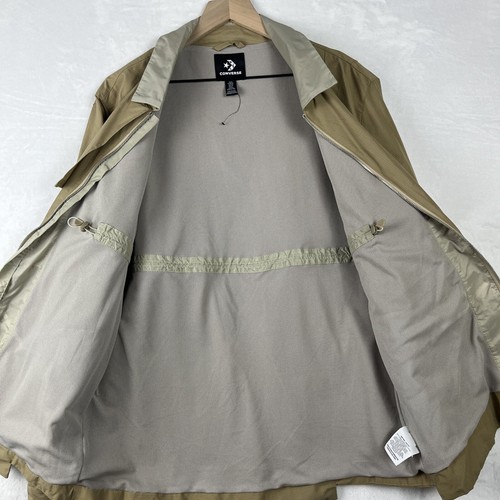 CONVERSE X A COLD WALL COACHES JACKET Uomo Marrone Medio Tasche Utility Collab - Foto 15 di 19