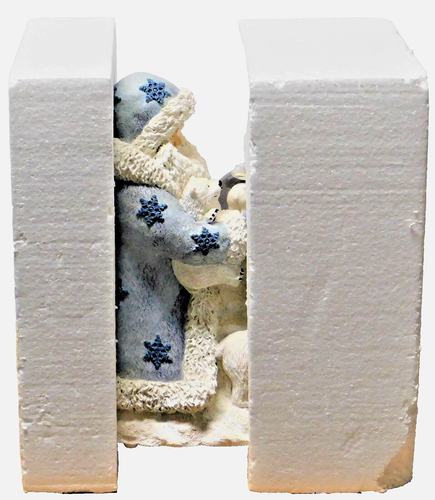 Vintage Pfaltzgraff Winter Frost Musical Snow Globe Santa w/Polar Bears 2001 - Picture 23 of 24