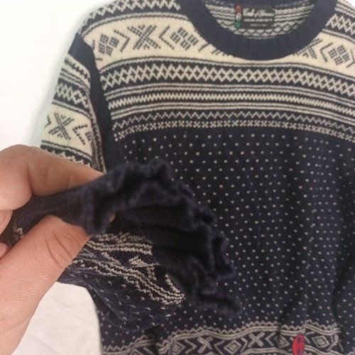 VTG CONTE OF FLORENCE WINTER JUMPER MAGLIONE INVERNALE NATALIZIO MADE IN ITALY - Picture 6 of 16