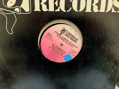 CRIMINAL ELEMENT ORCHESTRA PUT THE NEEDLE TO THE RECORD 12'' 1987