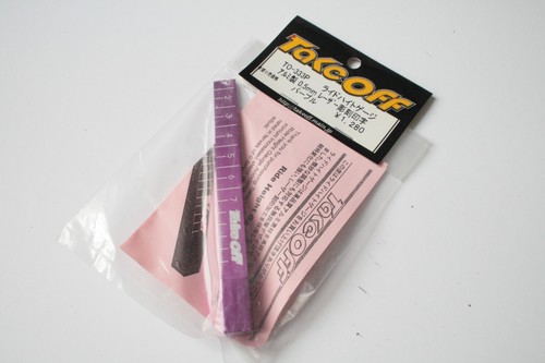Take-Off Aluminium Purple Touring Car Ride Height Gauge 0.5mm - TO-333P 1/12 - 第 1/1 張圖片