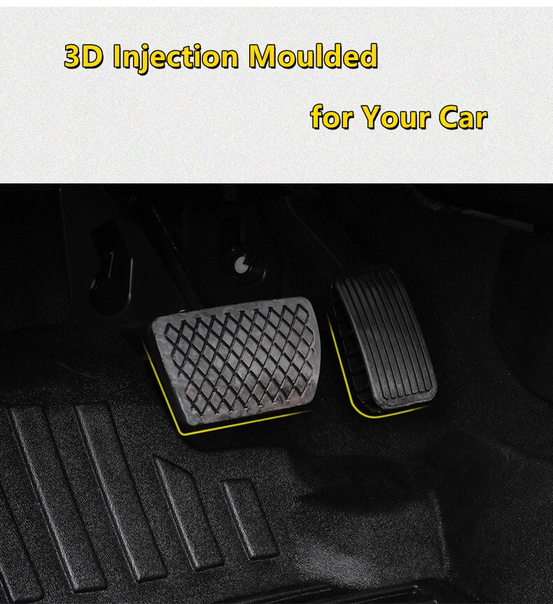 TPE 3D Moulded Prime Quality Car Floor Mats for Toyota HILUX 2015+ - image 3 of 4