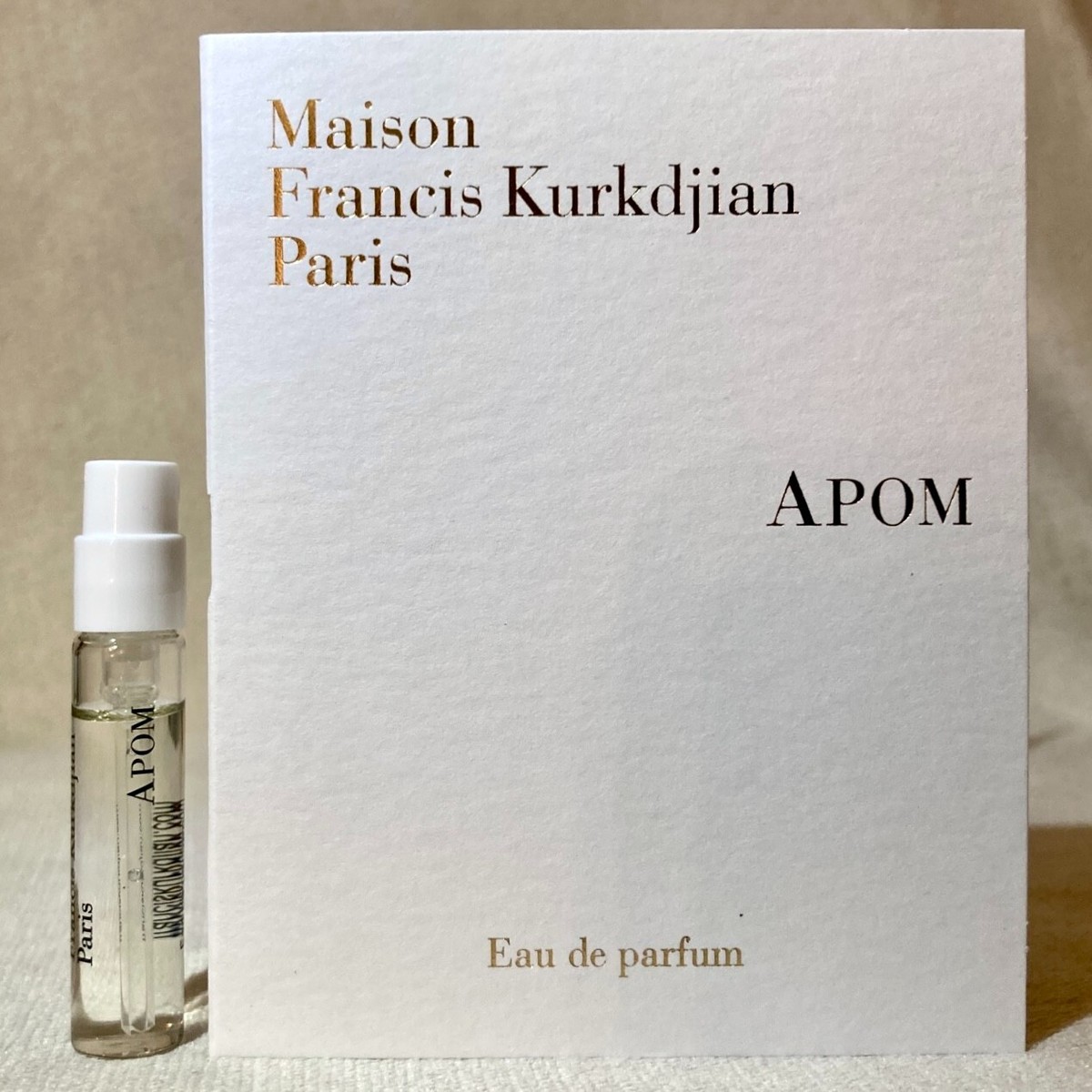Maison Francis Kurkdjian APOM Eau de Parfum Sample Spray