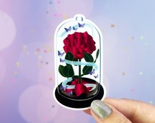 Rose Sticker Vinyl Decal Laptop Water Bottle Phone Journaling 3 Inch