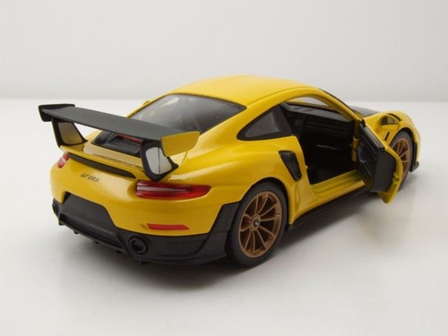 Porsche 911 GT2 Rs Amarillo Negro Coche a Escala 1:24 Maisto - Imagen 5 de 9
