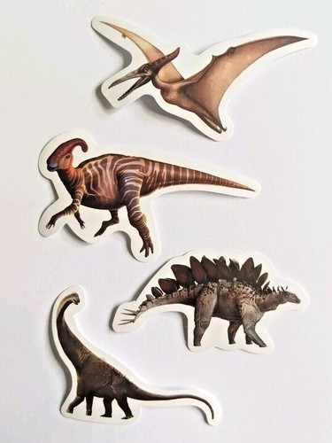 50x Dinosaur Stickers For Kids Waterproof Sticker Furniture Helmet Bike Luggage - Picture 4 of 11