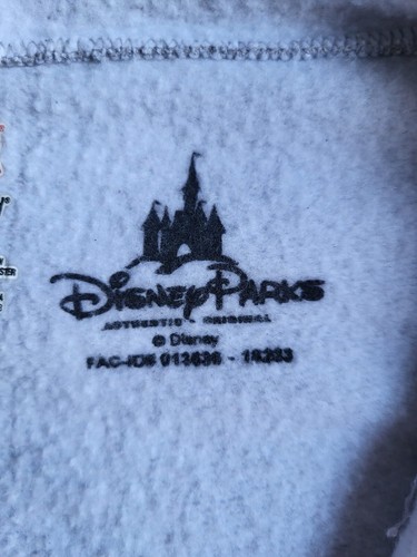 Disney Parks Lilo Stitch Hoodie Men's Medium Gray Full Zip Cosmic Kahuna 626 - Picture 13 of 16