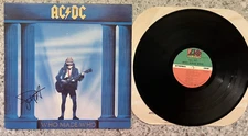 Simon Wright Drummer AC/DC Autographed : Who Made Who  LP  (UNPLAYED)