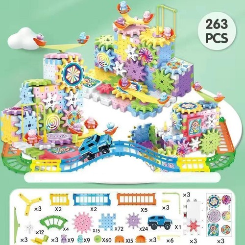 Electric Gear Building Block Toys Rotating Gears Educational Toys for Ages 3+ - Picture 9 of 18