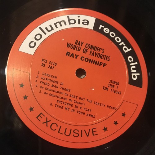 [SOUL/JAZZ]~EXC LP~RAY CONNIFF~Conniff's World Of Favorites~[1967~COLUMBIA~CRC] - Picture 5 of 5