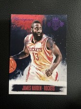 2013-14 Panini Court Kings Masterpieces #23 james Harden /25 Purple Rockets