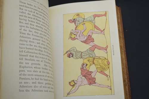 *LEATHER* 1893 The Story of the Persian War from Herodotus Rev. Alfred Church - Picture 17 of 20