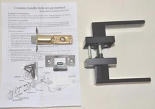 2 Boxes Probrico Privacy Passage Interior Door Knobs Entry Locks Dummy - Black