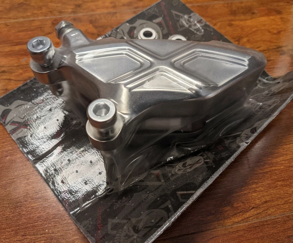 Pinza de freno de 4 pistones Performance Machine 0053-2945-CH 11,5" 00-07 FLH Foto 3 de 4