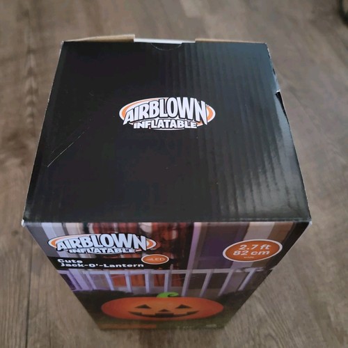 Airblown 2.7' Inflatable LED Jack O'Lantern Halloween Fall pumpkin Gemmy - Picture 2 of 4