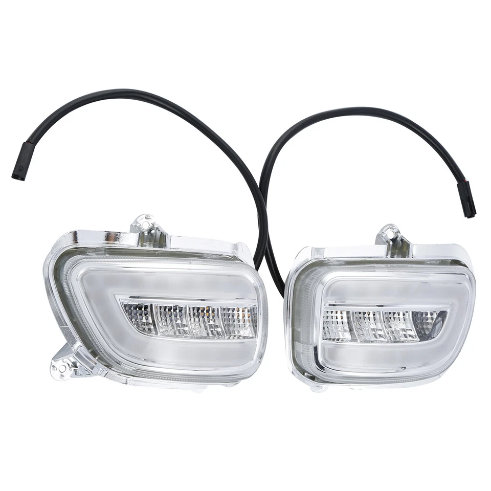 Front LED Turn Signals Clear Lens Fit For Honda Goldwing GL1800 2001-2017 02 03 - Image 2 of 4