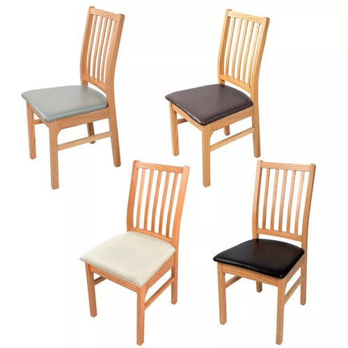 Dining Chair Seat Covers PU Leather Waterproof Stretch Wedding Slip Protector UK - Picture 11 of 17