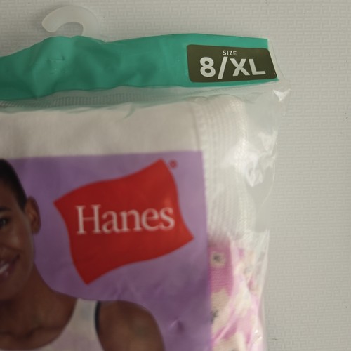 New Women's Pack Of 6 Hanes Bikini Panties Size 8/XL Breathable 100% Cotton - Picture 2 of 4