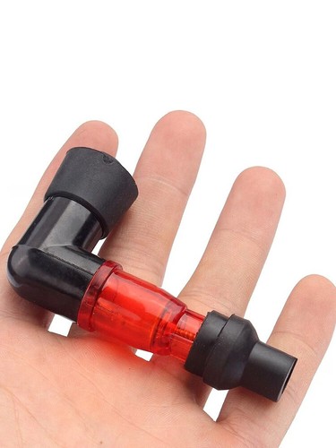 Universal Motorcycle Scooter 90 Degree High Pressure Flash Spark Plug Cap Parts - Picture 14 of 14
