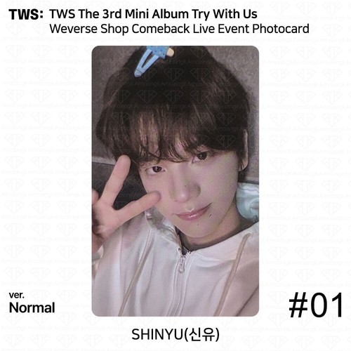 TWS The 3rd Mini Album Try With Us Weverse Shop Comeback Live Event Photocard - Picture 14 of 44
