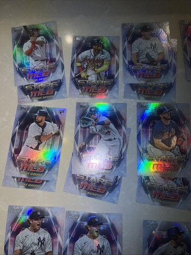 2023 Topps Stars Of The Mlb Chrome( Lot10)  25 Regular Stars If Game - Picture 2 of 7