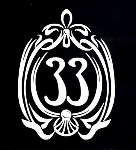 Disneyland Club 33 Disney world vinyl car decal Sticker - NEW U PICK COLOR - Picture 2 of 3