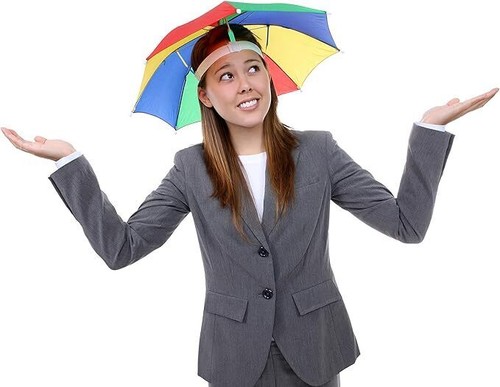 RAINBOW UMBRELLA HAT Rain Novelty Cap Costume Outdoor Camping Beach Fishing - Picture 8 of 8