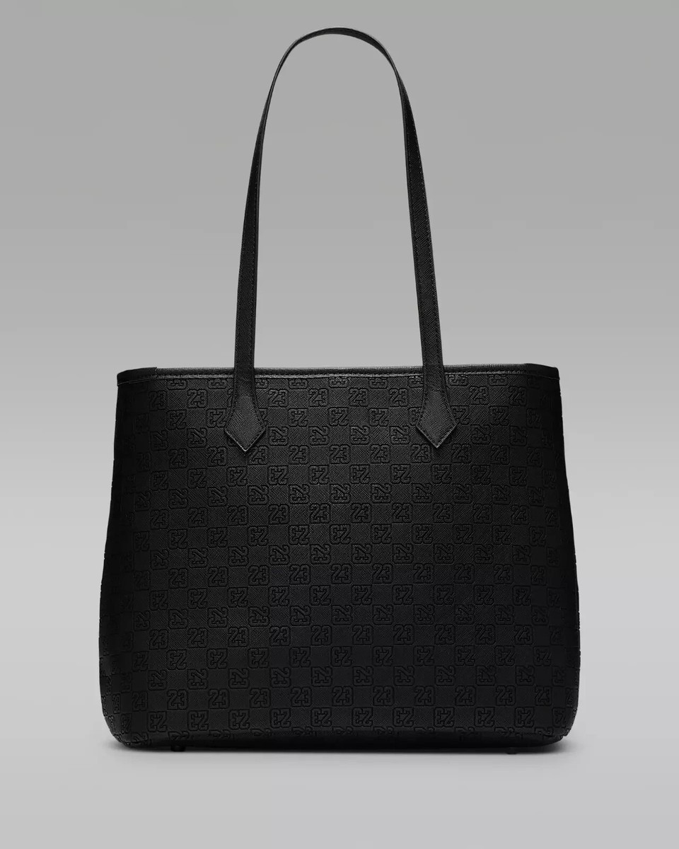 【極美品】JORDAN BRAND MONOGRAM TOTE BLACK JORDAN BRAND MONOGRAM TOTE BLACK（ジョーダン ブランド