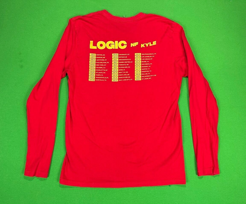 Bobby Tarantino Vs Everybody Tour Long Sleeve Men’s T-Shirt Small (?) Red Logic - Picture 8 of 14