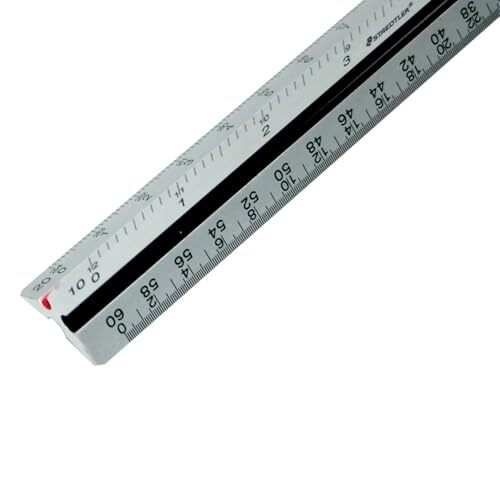 12-Inches Architect Triangular Scale (98718-31BK) - Picture 4 of 5