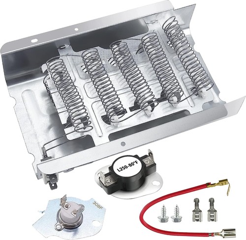 279838 & 279816 Dryer Heating Element and Thermostat Combo Pack fit Whirlpool - Picture 1 of 4